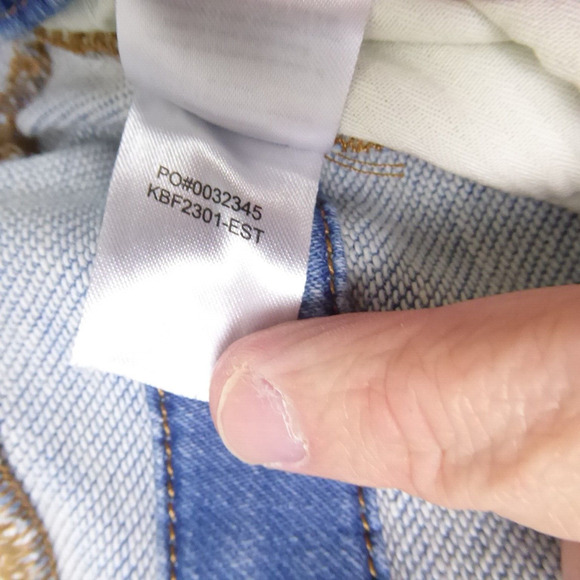 Faherty Pants Kids SZ 8 Denim Terry Stretch Relaxed Fit Elastic Waistband EUC - Picture 9 of 11